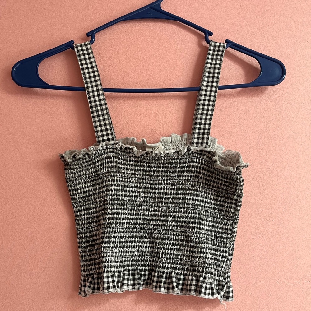 Pacsun Me to We Gingham Tank Top